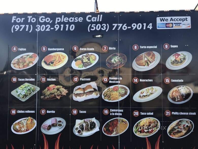 Fire Tacos - Aurora, OR menu_pic