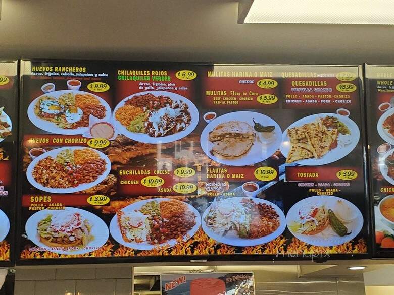 Los 3 Pollos - Long Beach, CA menu_pic
