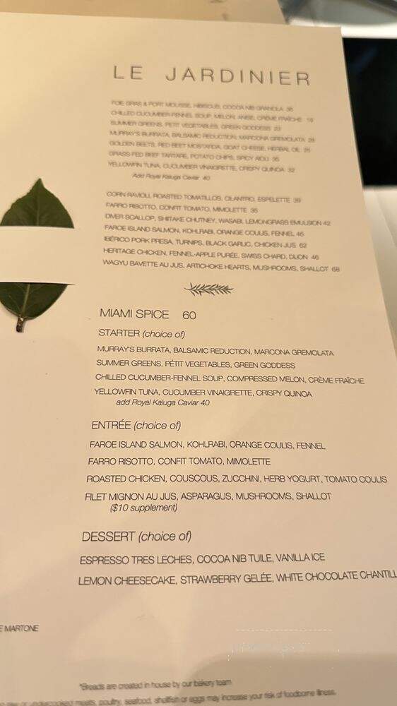 Le Jardinier - Miami, FL