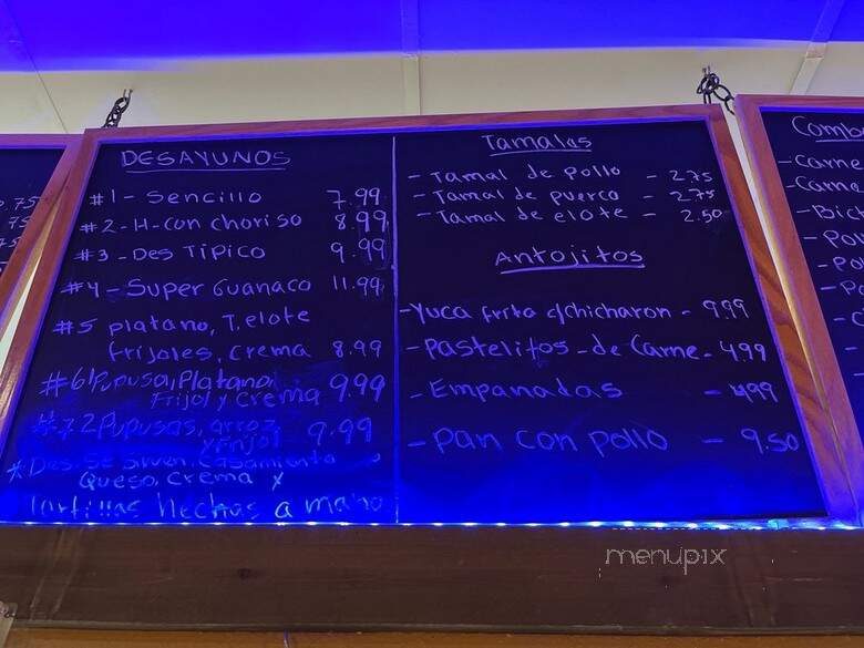 Pupusas Lajamaya - Azusa, CA menu_pic