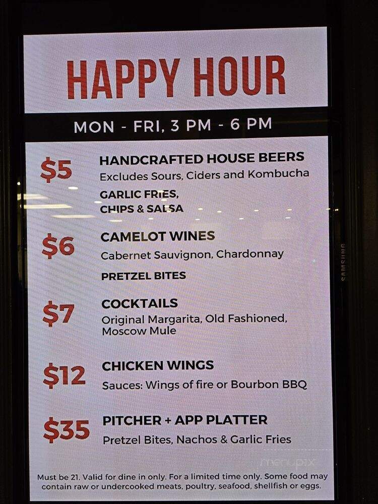 Off The Rails Brewing Co. - Sunnyvale, CA menu_pic