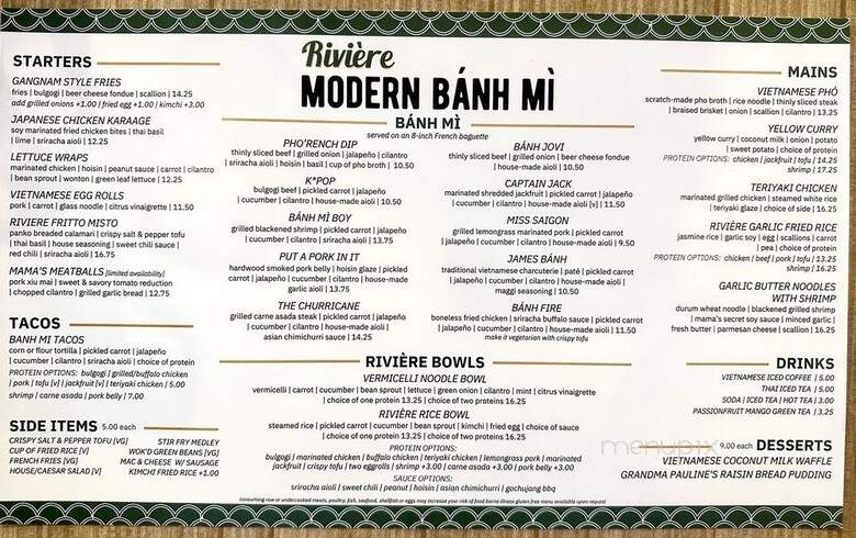 Riviere Modern Banh Mi - Oklahoma City, OK