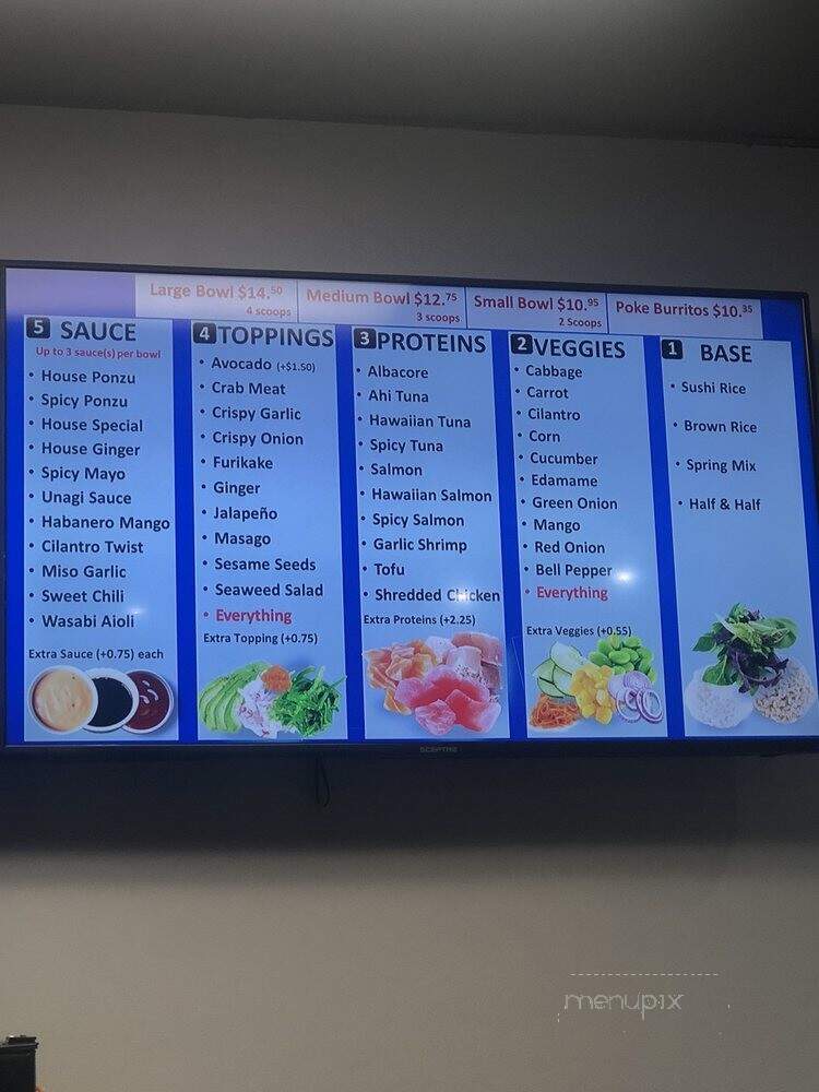 Honeyfish - Apple Valley, CA menu_pic
