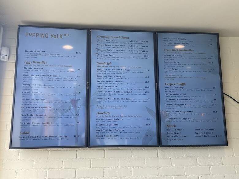 Popping Yolk Cafe - Hacienda Heights, CA menu_pic