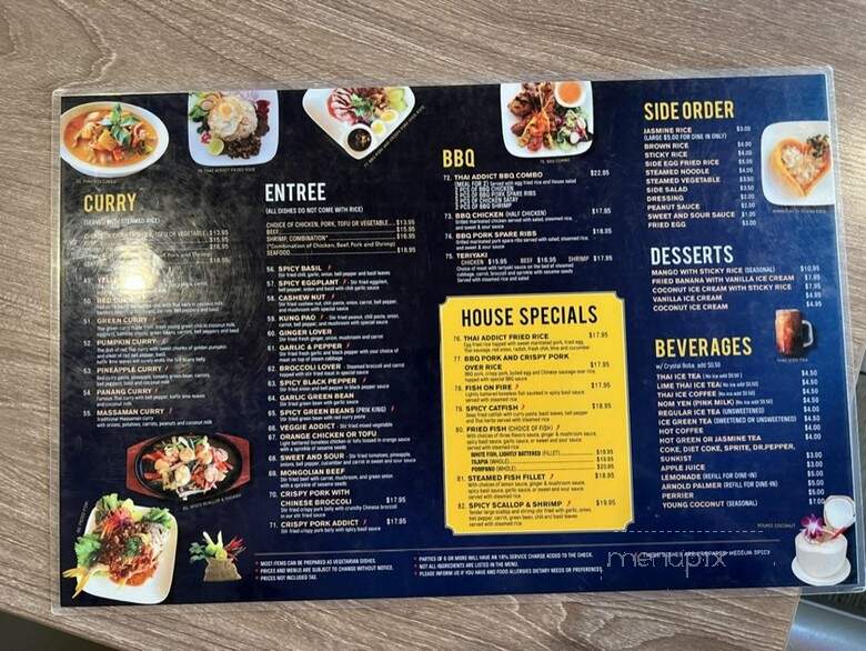 Thai Addict Cuisine - Buena Park, CA menu_pic