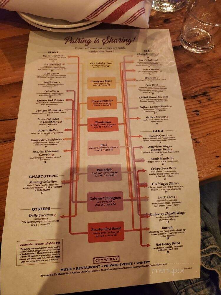 City Winery - Philadelphia, PA menu_pic