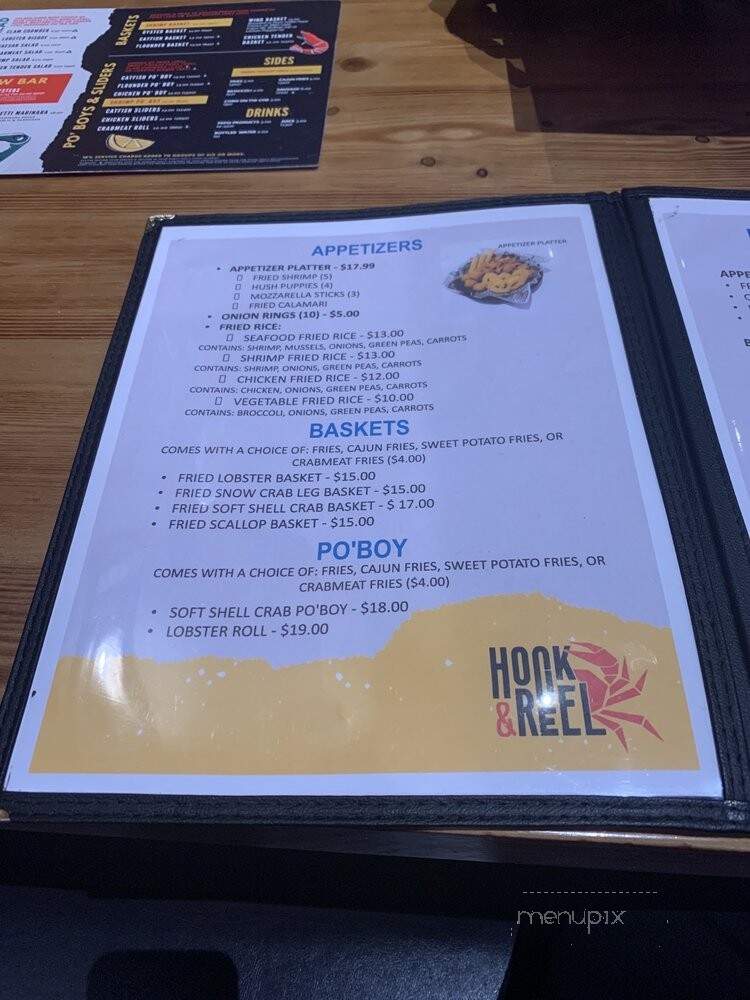 Hook & Reel Cajun Seafood & Bar - Staten Island, NY menu_pic