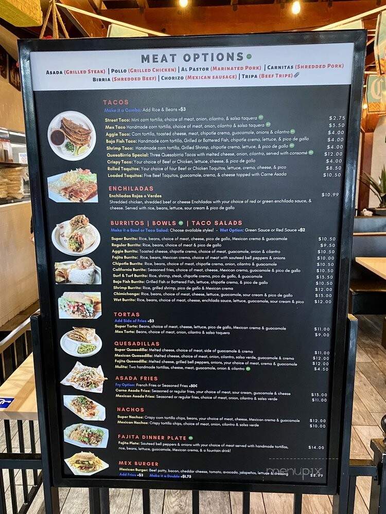 El Patio - Davis, CA menu_pic
