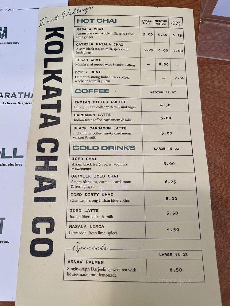 Kolkata Chai Cafe - New York, NY