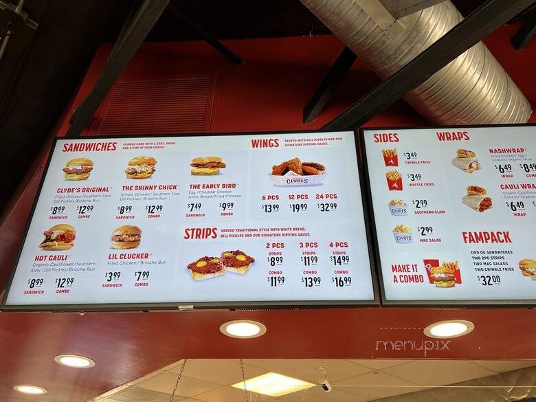 Clyde's Hot Chicken - Montclair, CA menu_pic