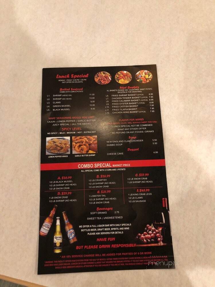 Juicy Seafood-Smyrna - Smyrna, TN menu_pic