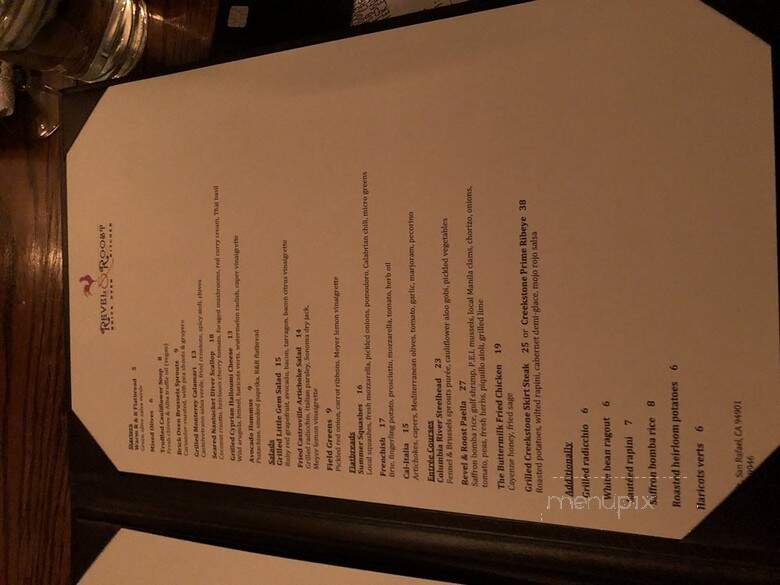 Revel & Roost Brick Oven Kitchen - San Rafael, CA menu_pic