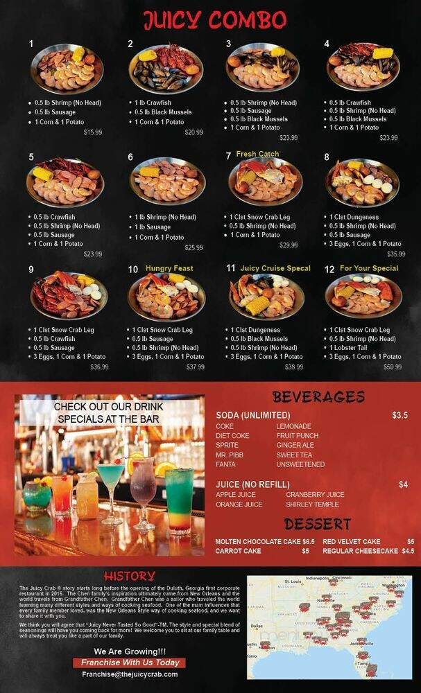 The Juicy Crab - Orlando, FL menu_pic