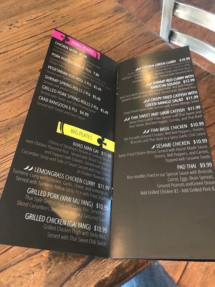 Mangosteen - Colorado Springs, CO menu_pic