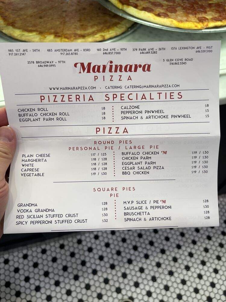 Marinara Pizza - New York, NY