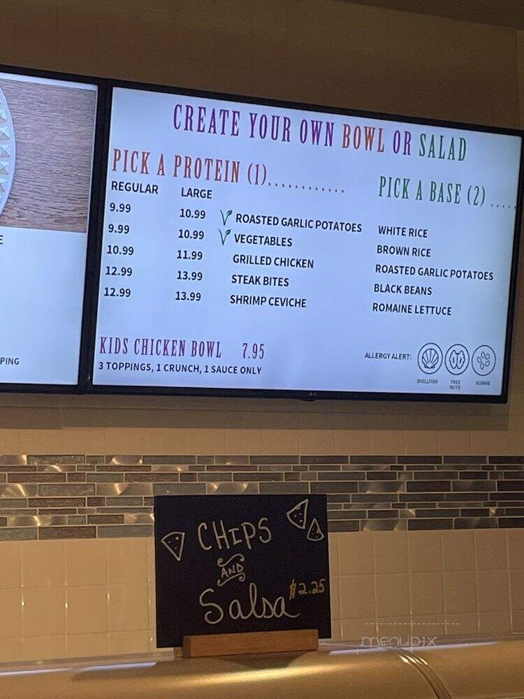 Viva! Be Bowl'd - Fresno, CA menu_pic