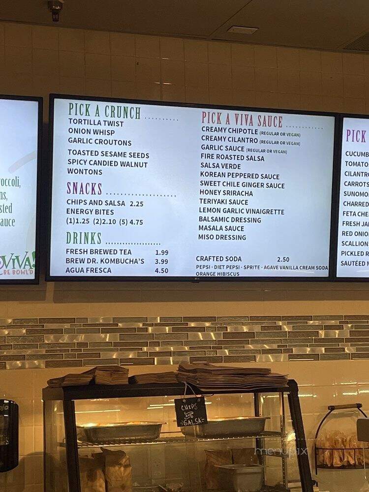 Viva! Be Bowl'd - Fresno, CA menu_pic