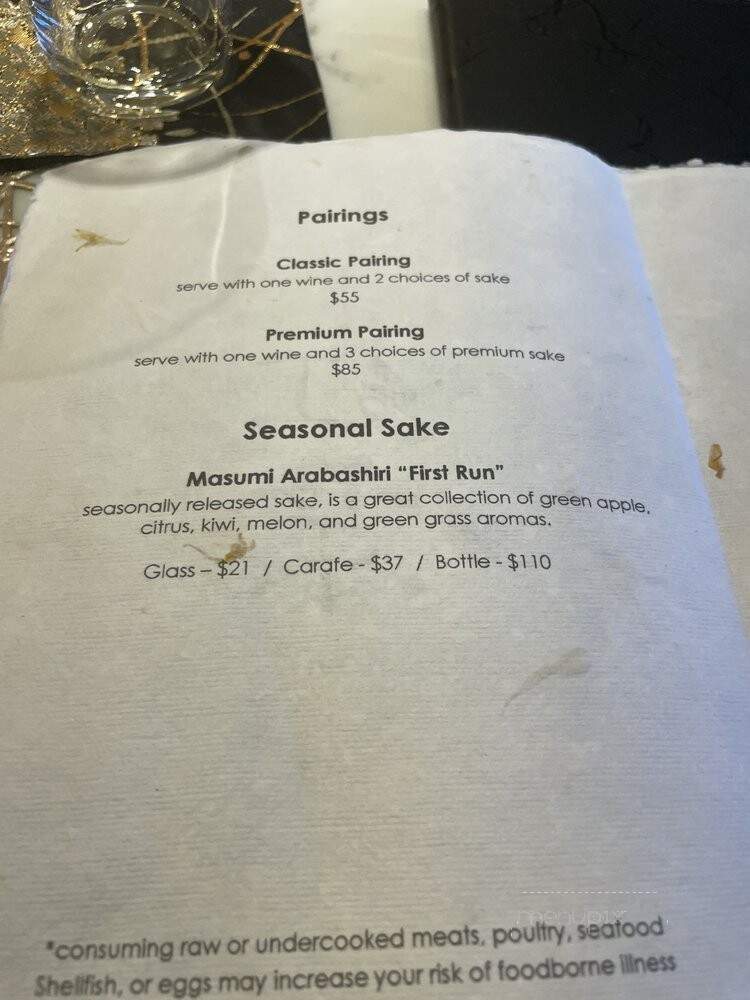 Koyo - Astoria, NY menu_pic