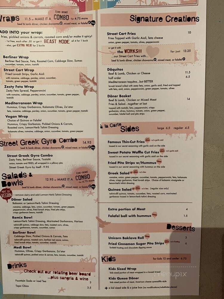 Spitz Draper - Draper, UT menu_pic