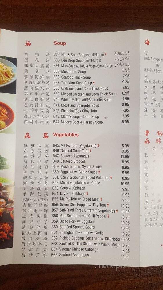Szechuan Chinese Restaurant - Everett, MA menu_pic