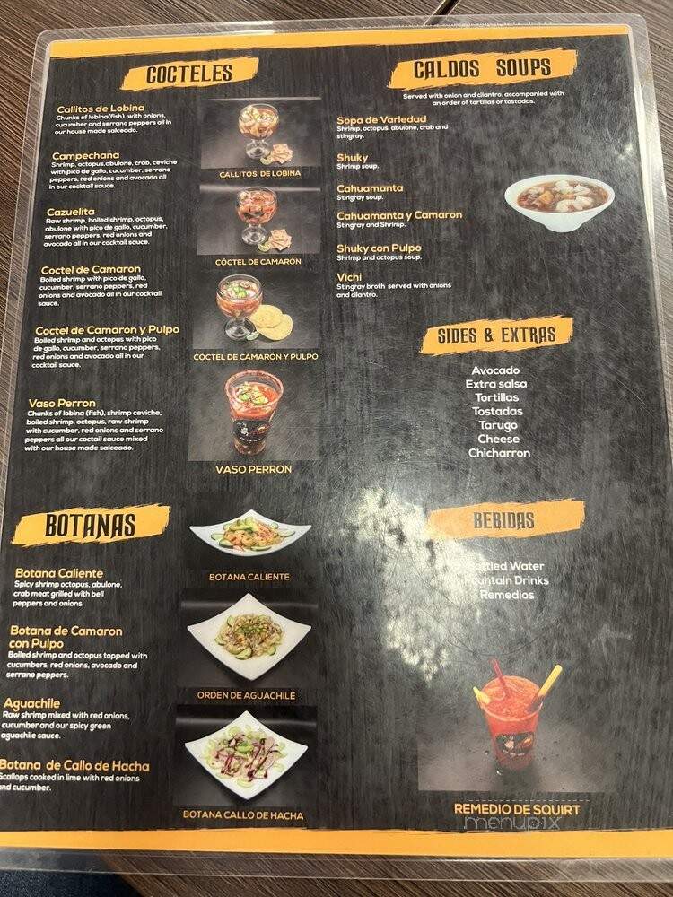 El Yaqui Tacos y Mariscos - Santa Ana, CA menu_pic