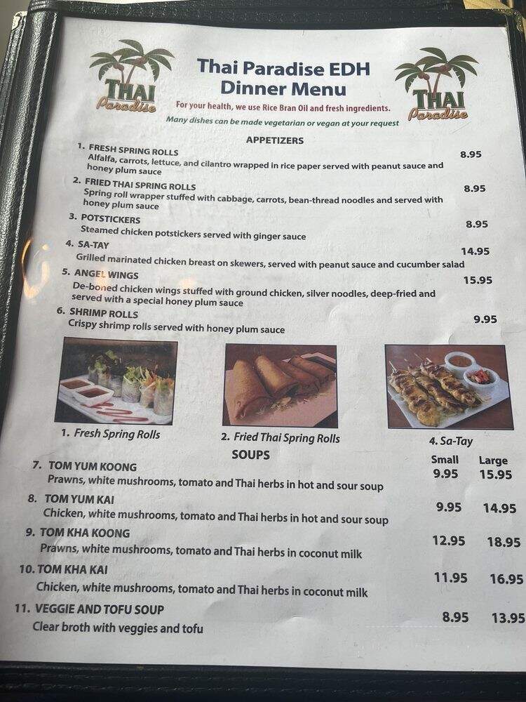 Thai Paradise EDH - El Dorado Hills, CA menu_pic