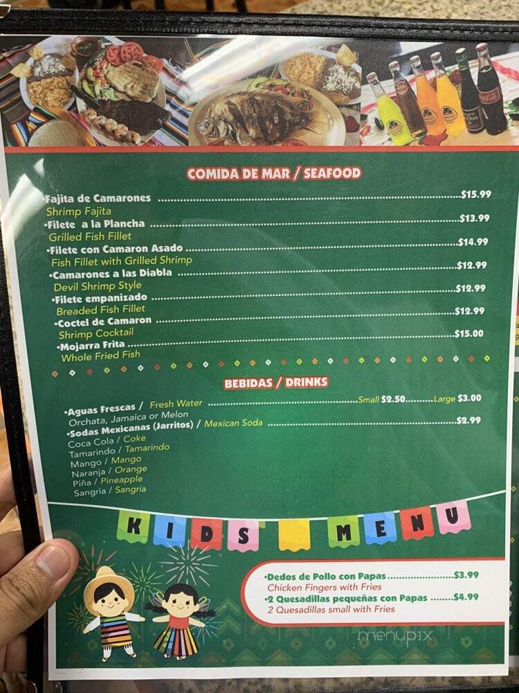 Ximena's Mexican Restaurant - Temple Terrace, FL menu_pic
