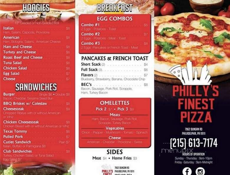Philly's Finest Pizza - Philadelphia, PA