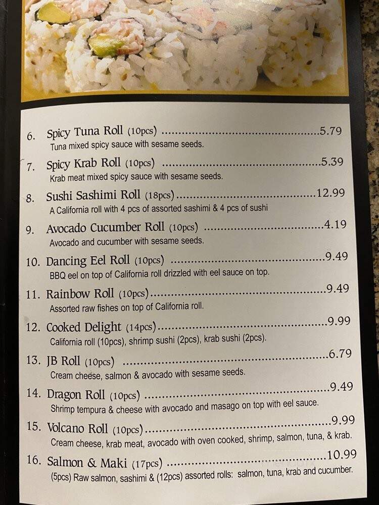 Okinawa Teriyaki & Sushi Express - Fort Lauderdale, FL menu_pic