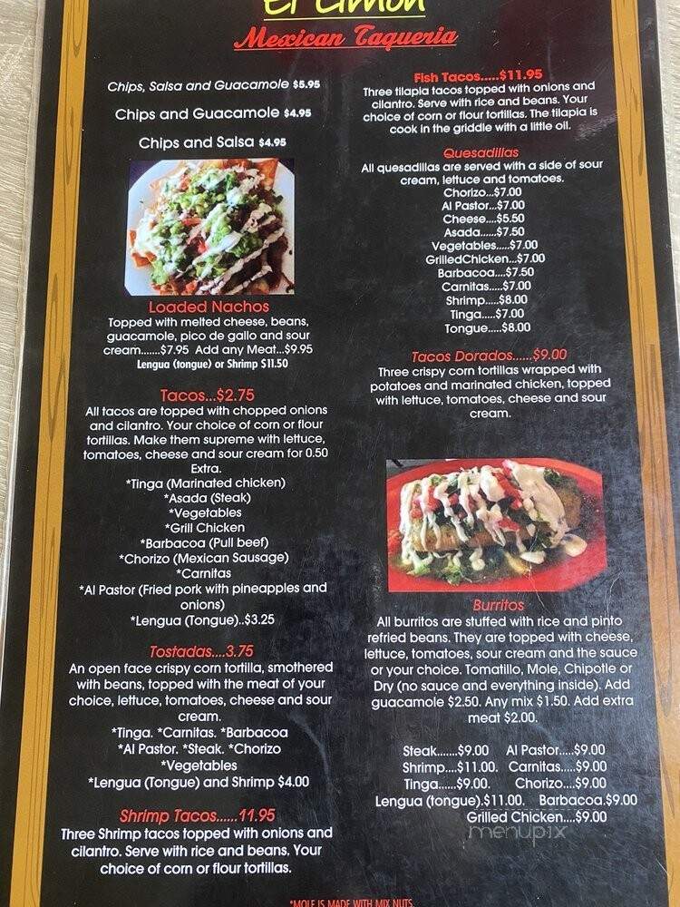 El Limon Flourtown - Flourtown, PA menu_pic