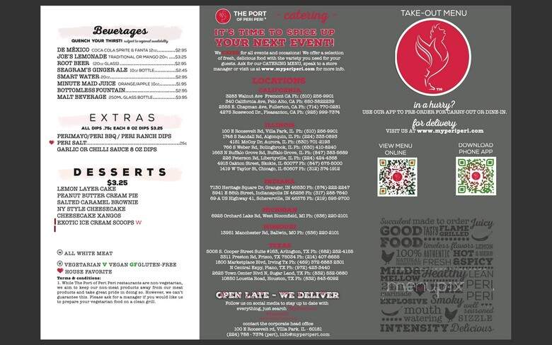 The Port Of Peri Peri - Indianapolis, IN menu_pic