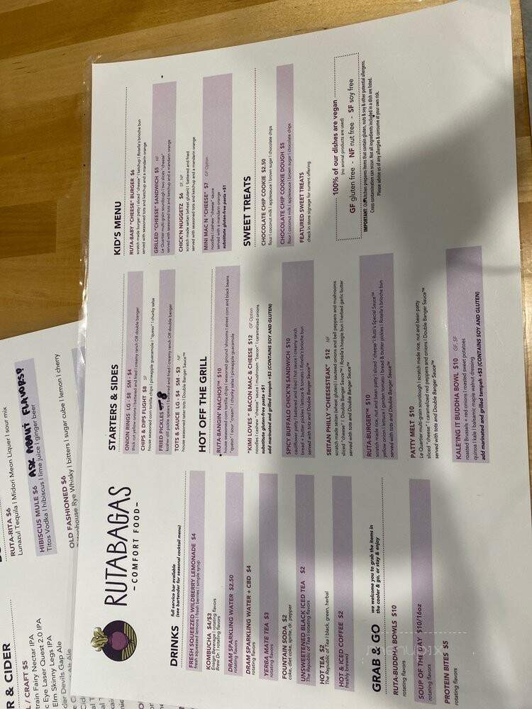 Rutabagas - Lincoln, NE menu_pic