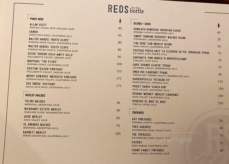 Rootstock - Tallahassee, FL menu_pic