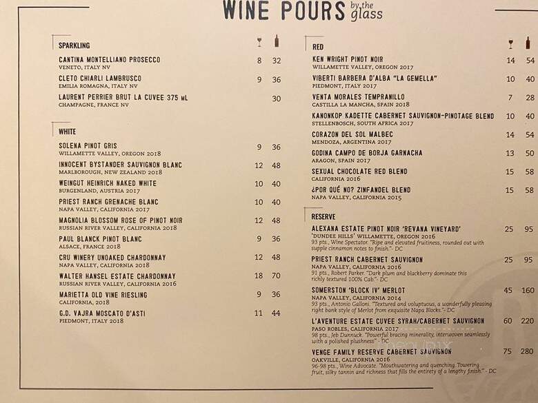 Rootstock - Tallahassee, FL menu_pic