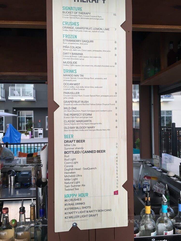 Liquid Therapy - Ocean City, MD menu_pic
