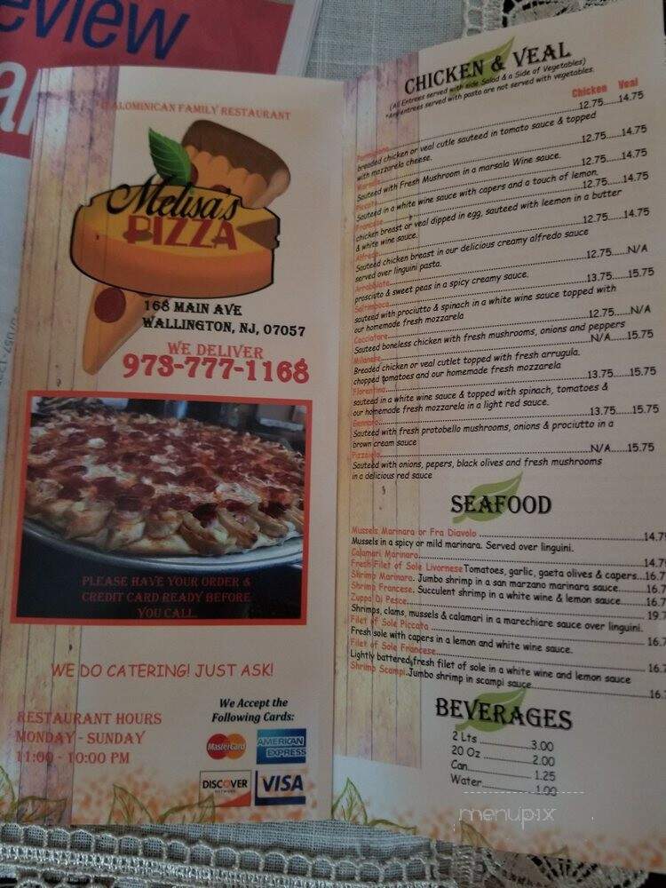 Melisa's Pizza - Wallington, NJ