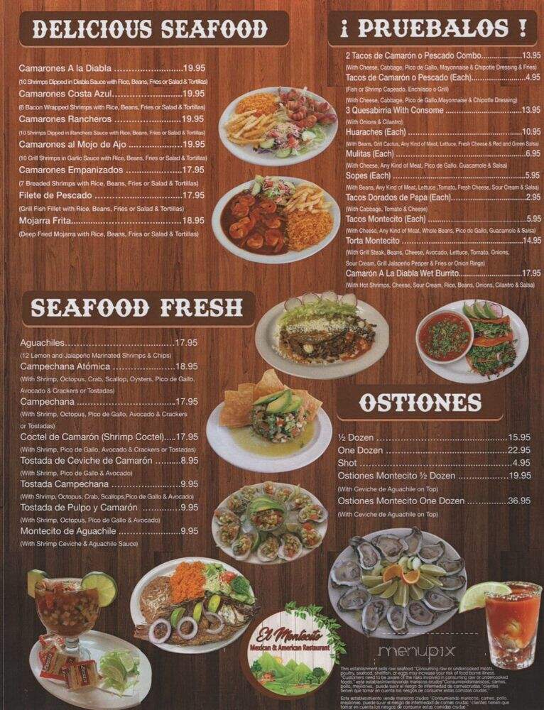 El Montecito Mexican & American Restaurant - Adelanto, CA menu_pic