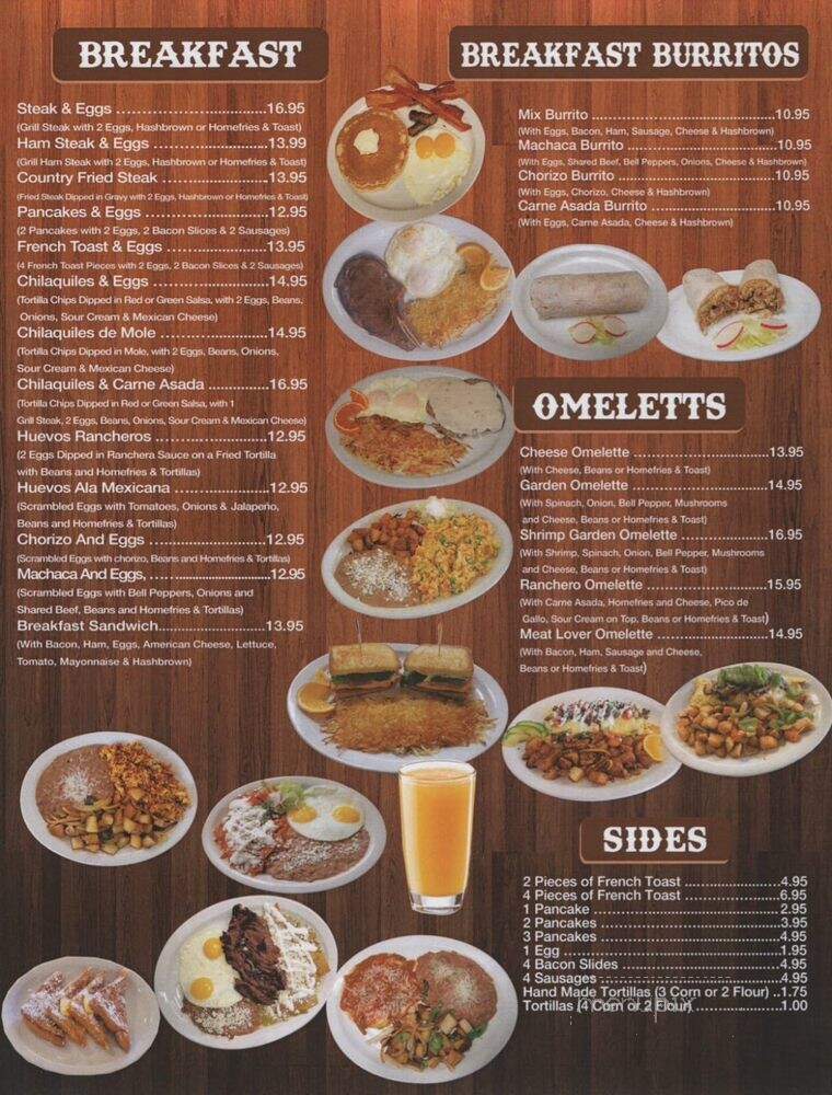 El Montecito Mexican & American Restaurant - Adelanto, CA menu_pic