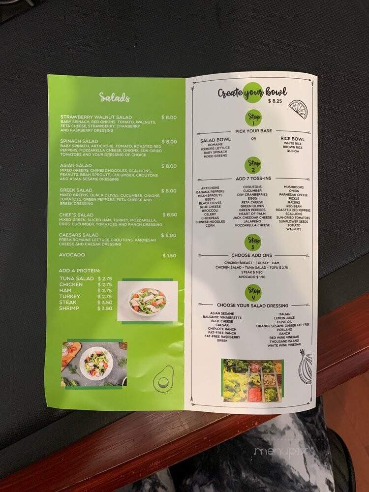 Healthy Delights Cafe - Coral Springs, FL menu_pic