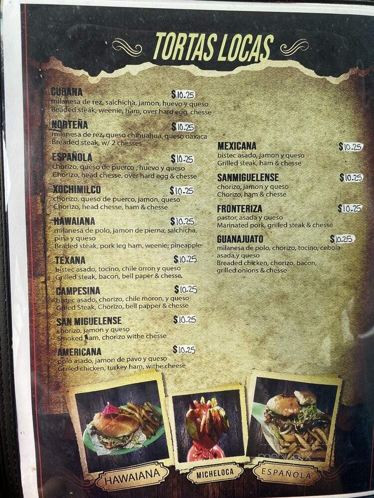 El Rincon De San Miguel - San Angelo, TX menu_pic