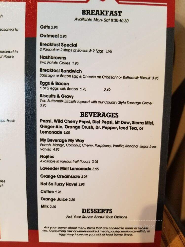 Build A Burger - Auburn Hills, MI menu_pic