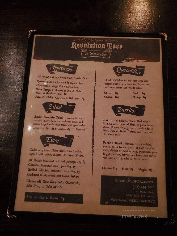 Revolution Taco & Tequila Bar - New York, NY