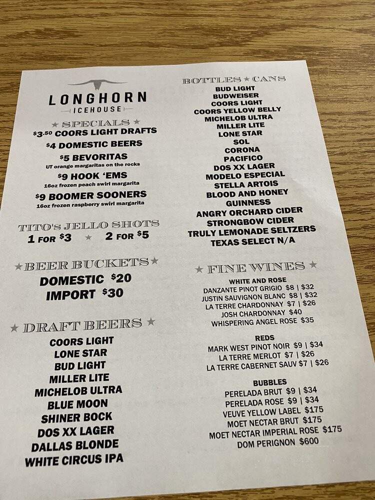 Longhorn Icehouse - Dallas, TX