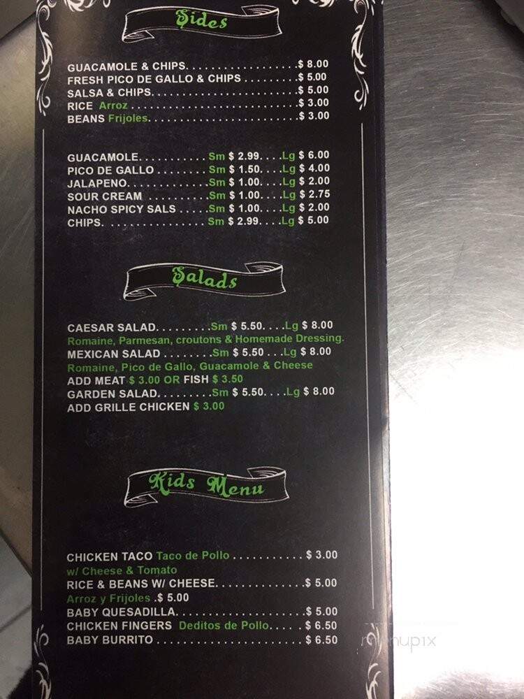 Nacho Crespo - Brooklyn, NY menu_pic