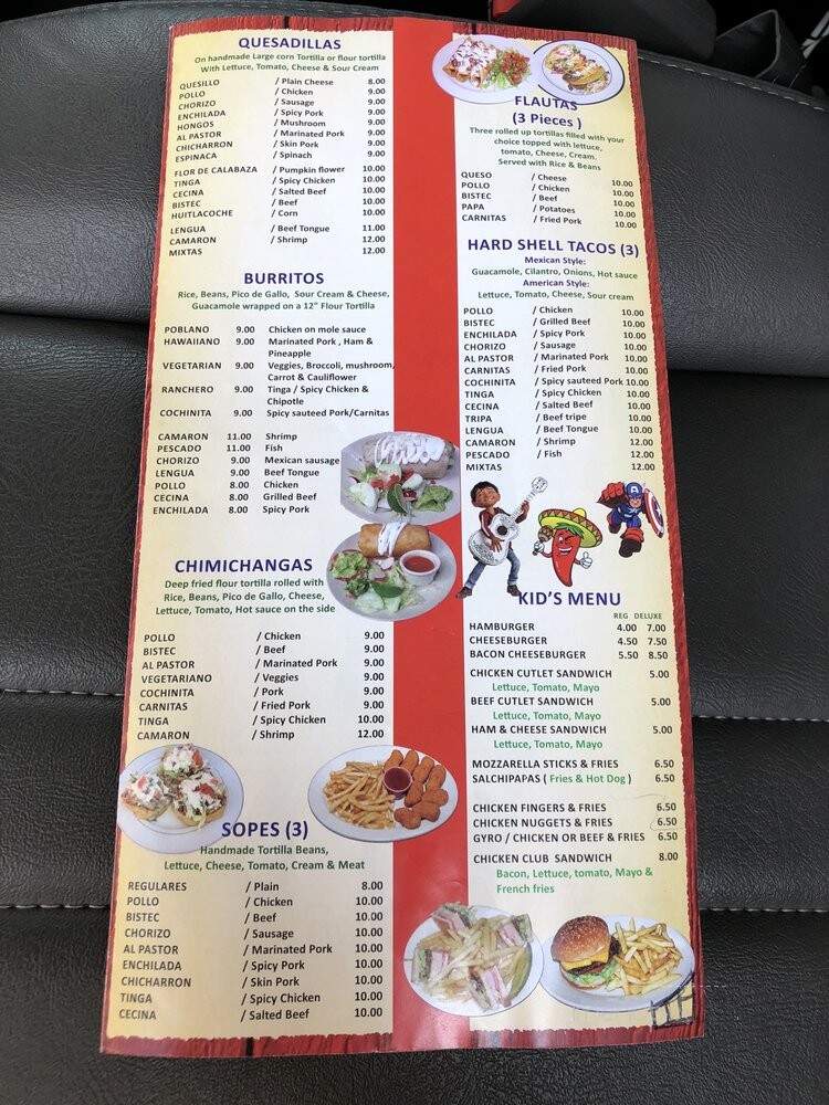 El Divino Rey - Brooklyn, NY menu_pic