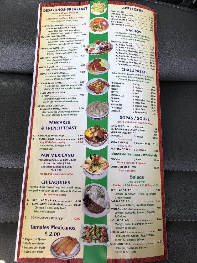 El Divino Rey - Brooklyn, NY menu_pic