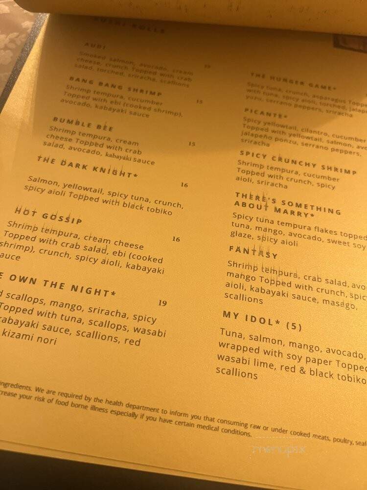 Beema Okaasan - Wyoming, MI menu_pic