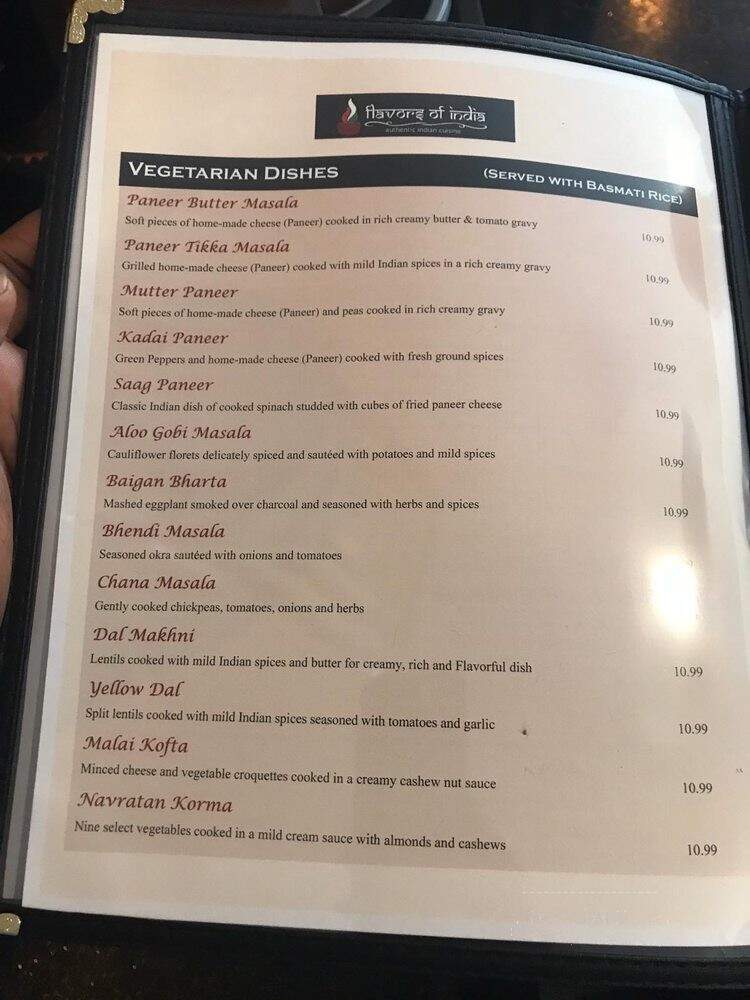 Flavors Of India - Columbus, IN menu_pic