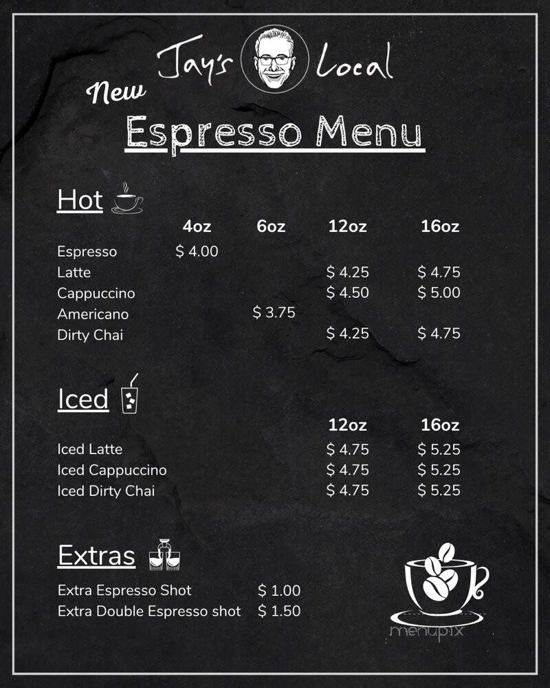 Jay's Local - Allentown, PA menu_pic