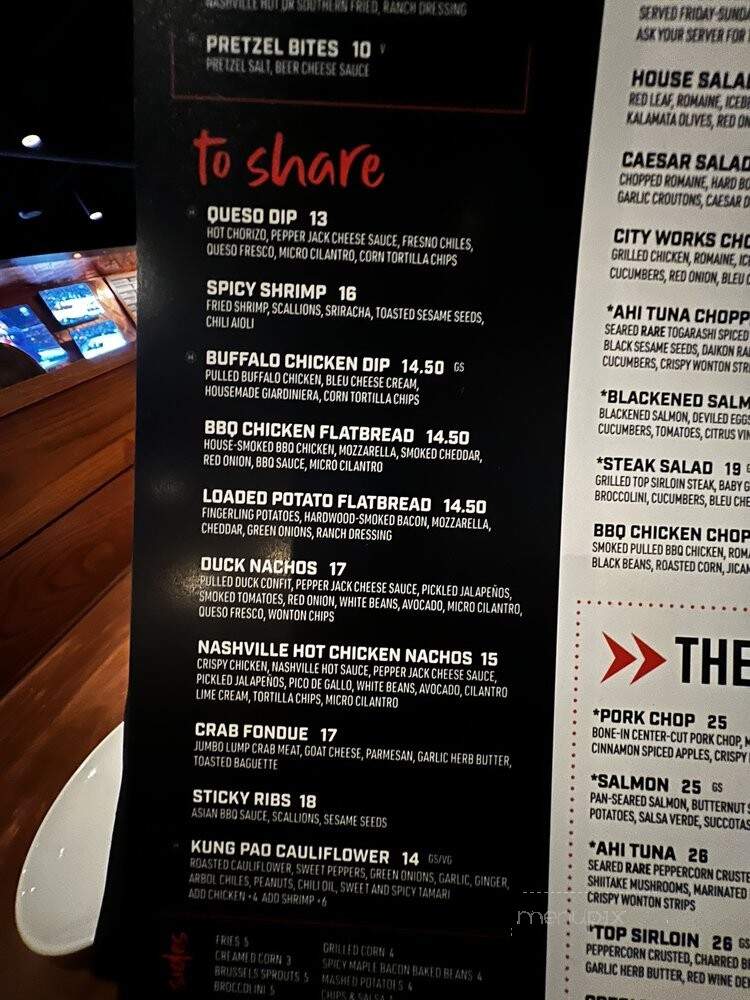 City Works - Vernon Hills, IL menu_pic